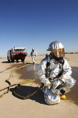 AF Firefighter (who now has his degree in fire science)