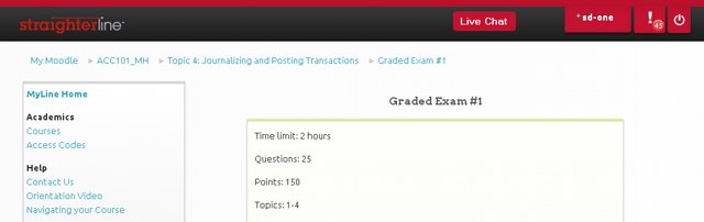 StraighterLine Graded Quiz